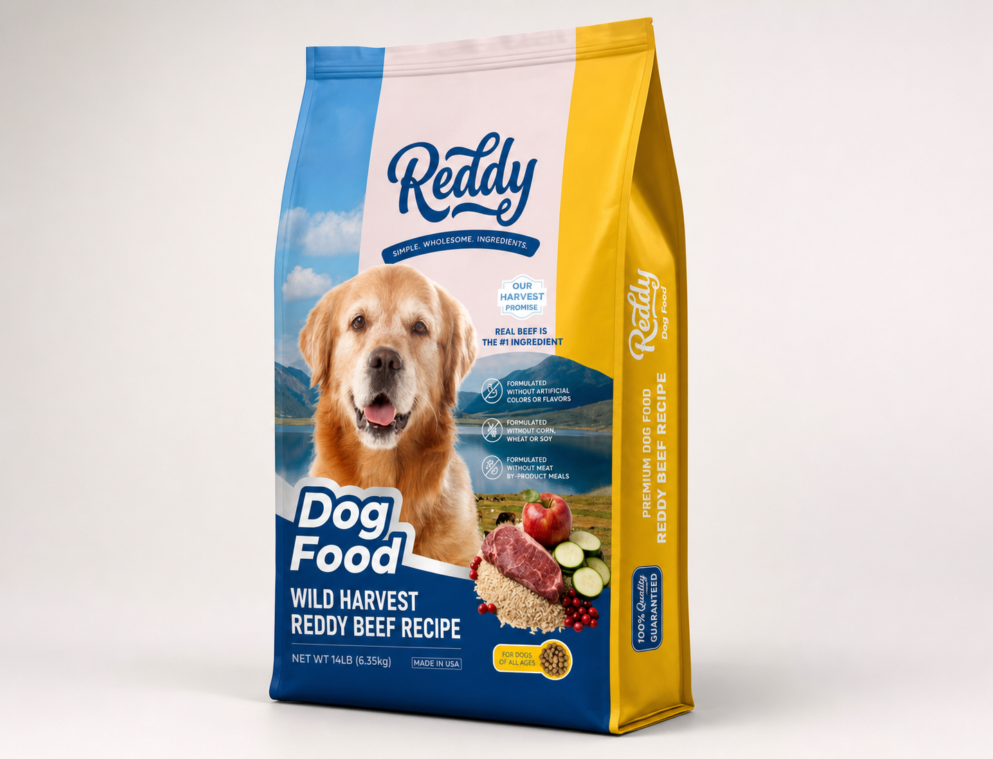 Reddy Beef Recipe Dog Food 14LB