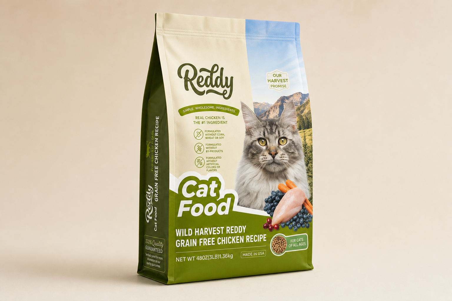Reddy Grain Free Chicken Recipe Cat Food 3LB